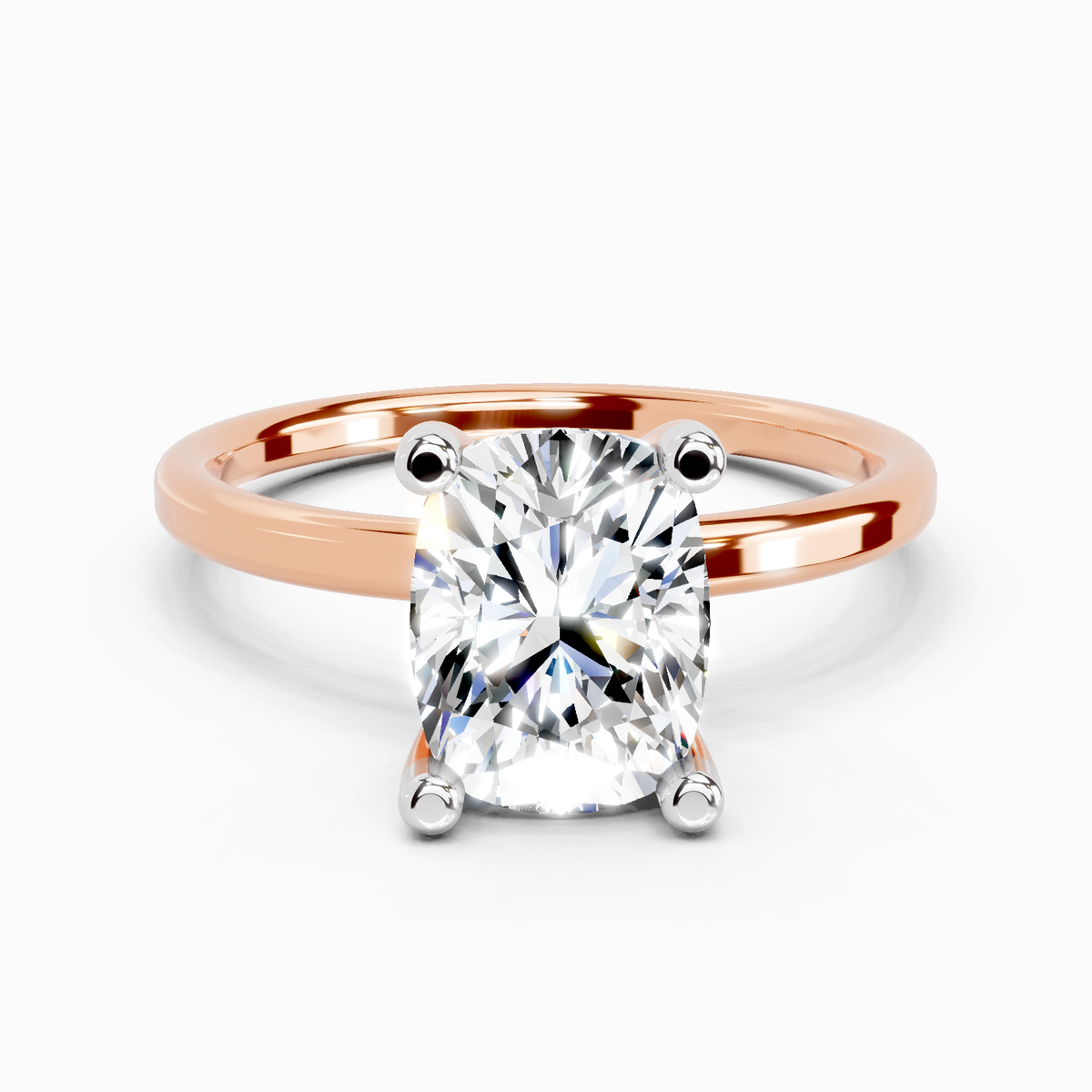 Iconic Cushion Solitaire Diamond Ring