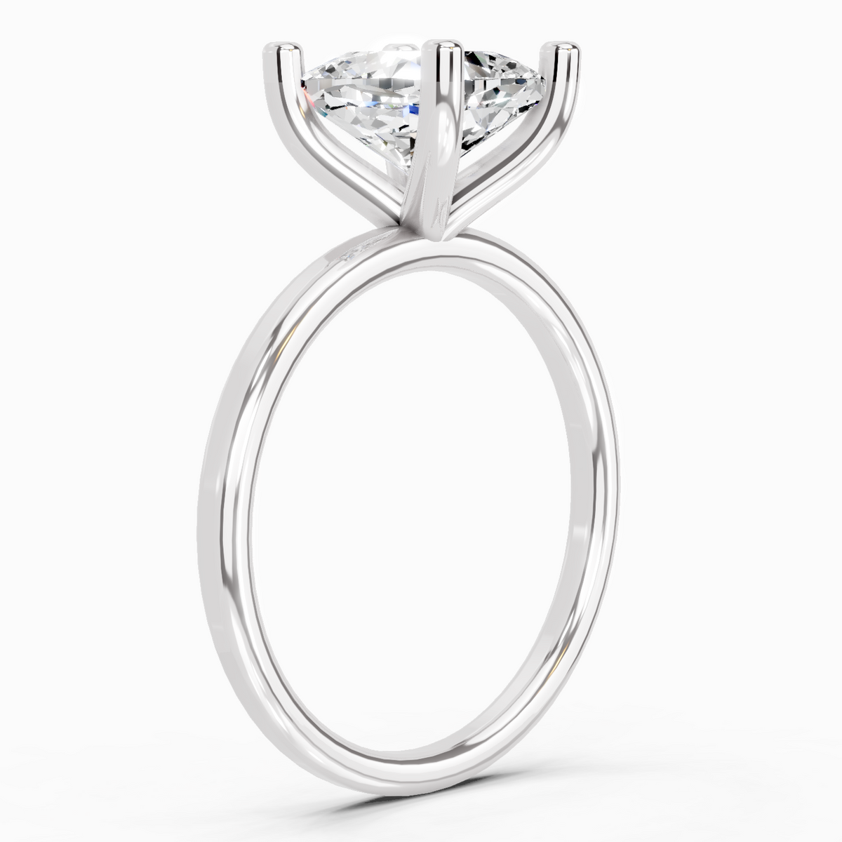Iconic Cushion Solitaire Diamond Ring