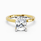 Iconic Cushion Solitaire Diamond Ring