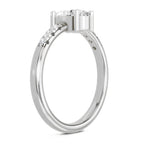 Luminous Oval Solitaire Diamond Ring