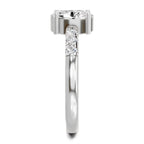 Luminous Oval Solitaire Diamond Ring