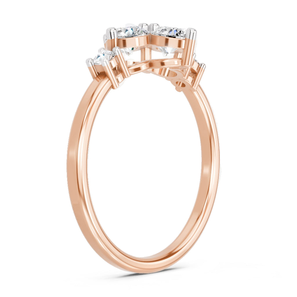 Celestial Cluster Diamond Ring