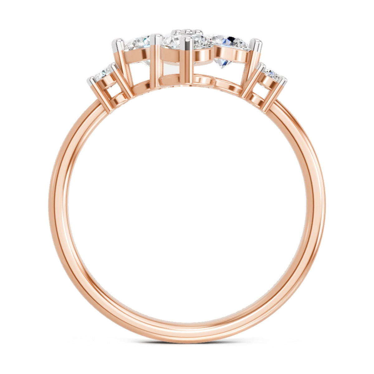 Celestial Cluster Diamond Ring