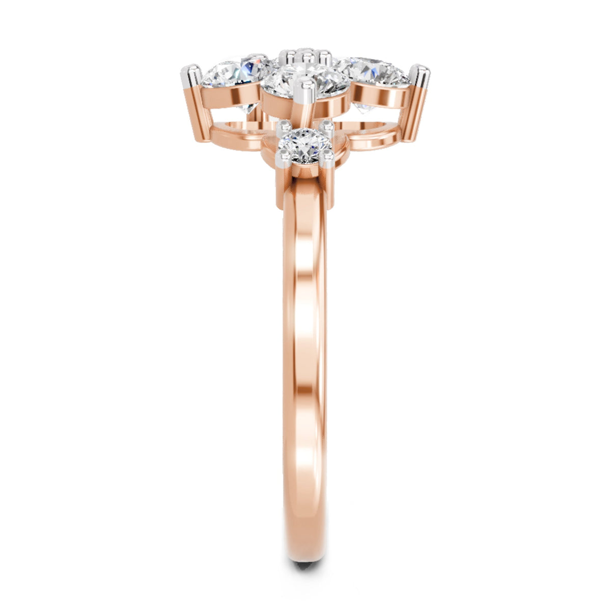 Celestial Cluster Diamond Ring