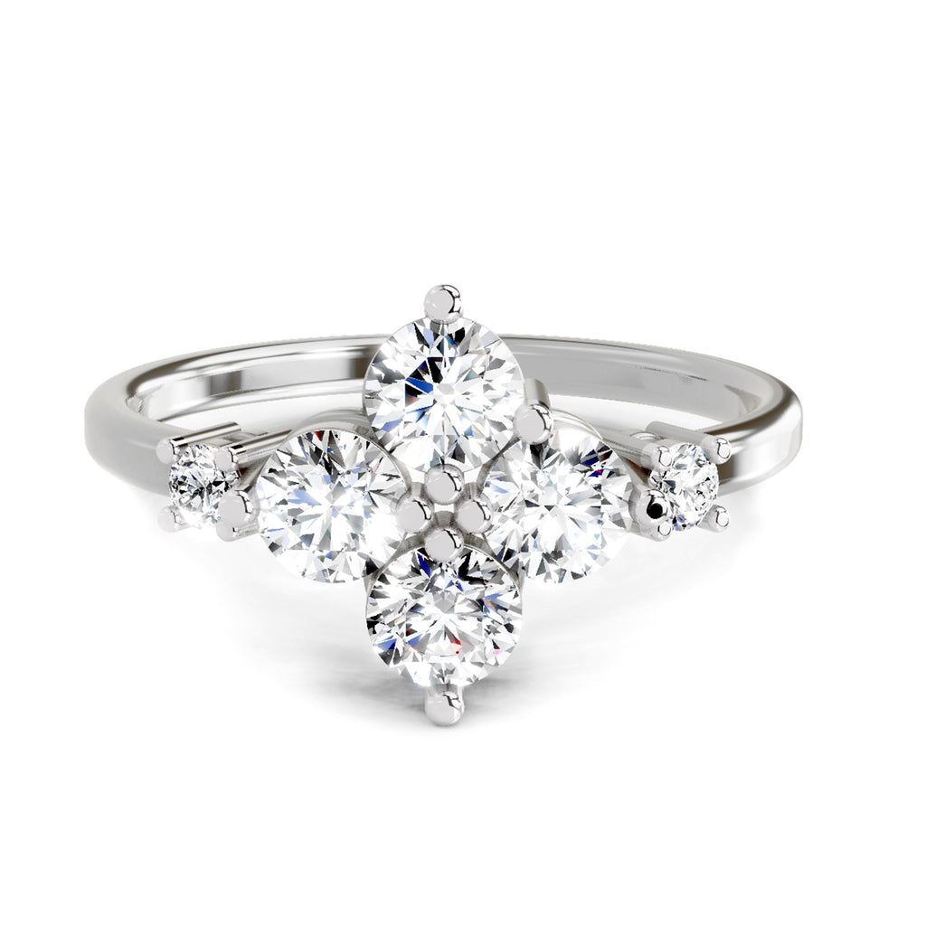 Celestial Cluster Diamond Ring