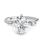 Celestial Cluster Diamond Ring