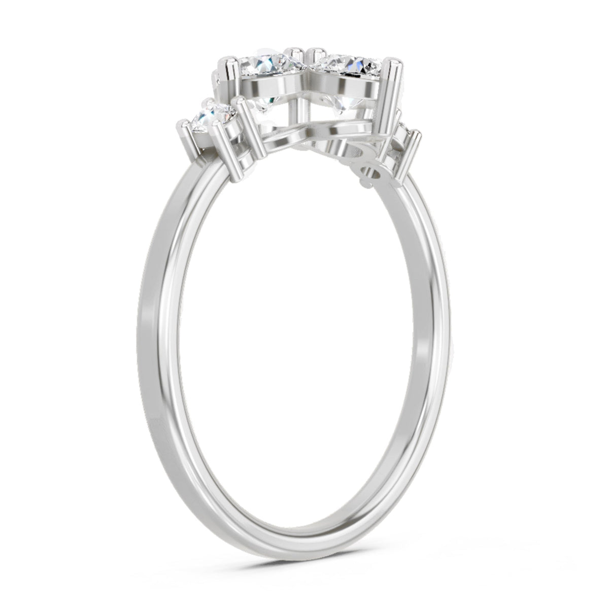 Celestial Cluster Diamond Ring
