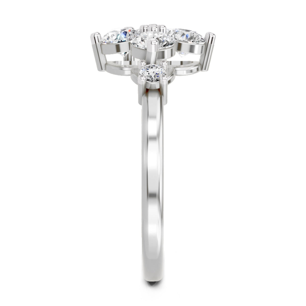 Celestial Cluster Diamond Ring