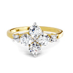 Celestial Cluster Diamond Ring