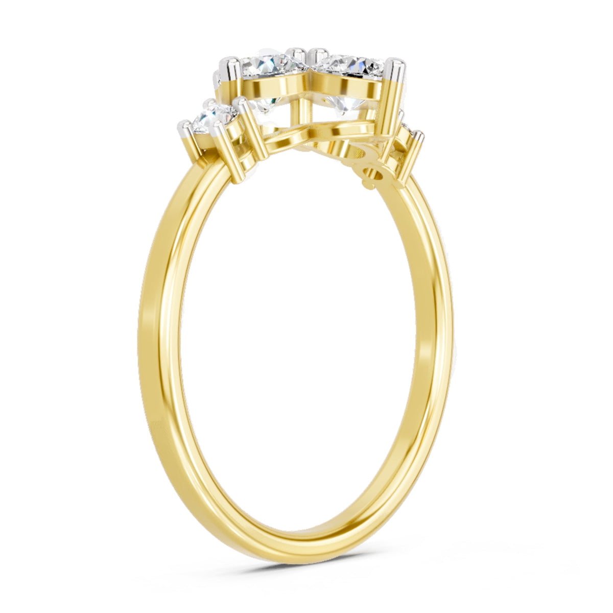 Celestial Cluster Diamond Ring