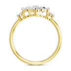 Celestial Cluster Diamond Ring