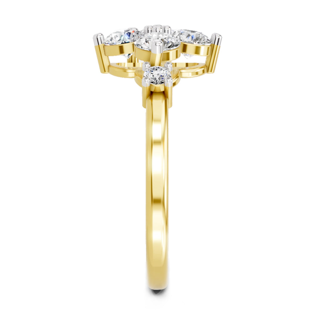 Celestial Cluster Diamond Ring