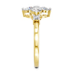 Celestial Cluster Diamond Ring