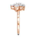 Exquisite Floral Diamond Ring