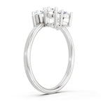 Exquisite Floral Diamond Ring