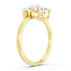 Exquisite Floral Diamond Ring
