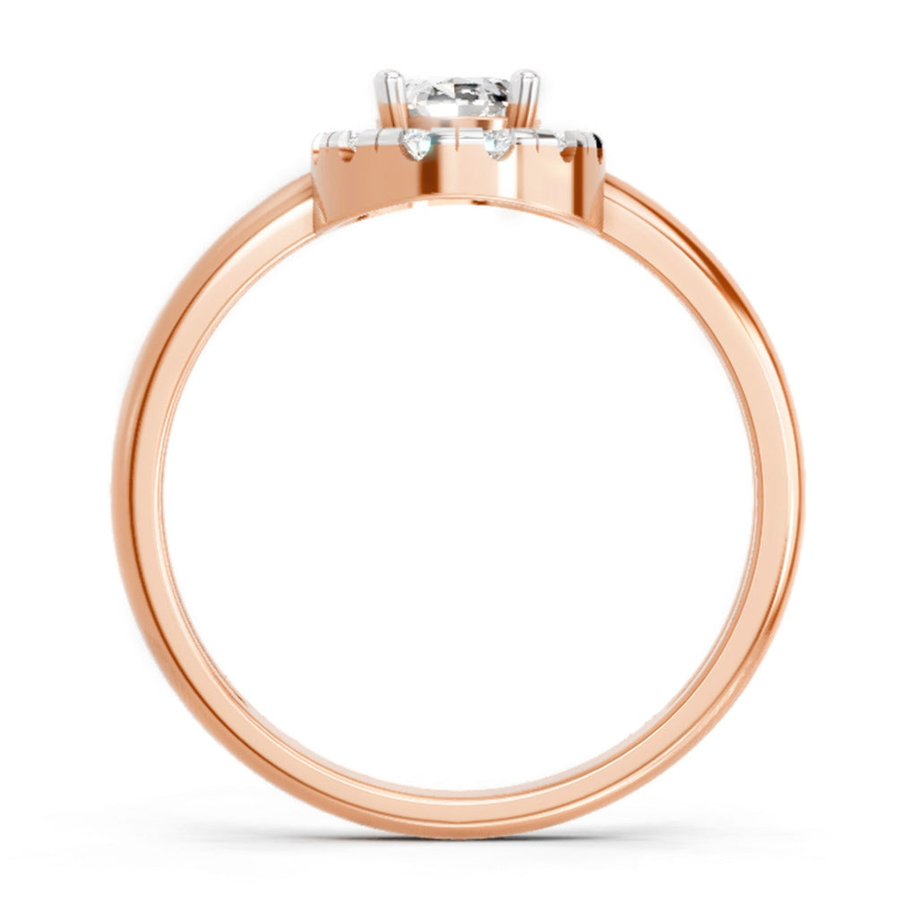 Opulent Oval Diamond Ring