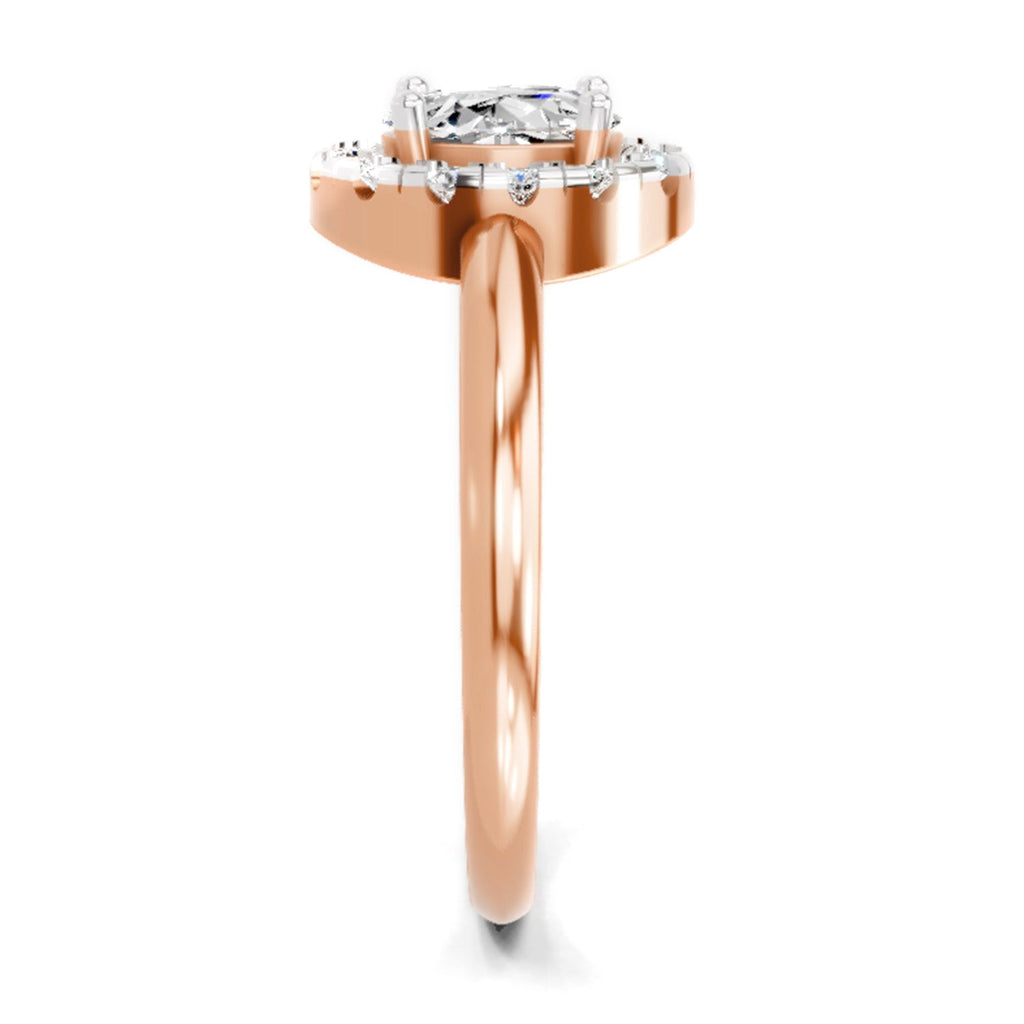 Opulent Oval Diamond Ring