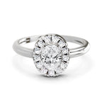 Opulent Oval Diamond Ring