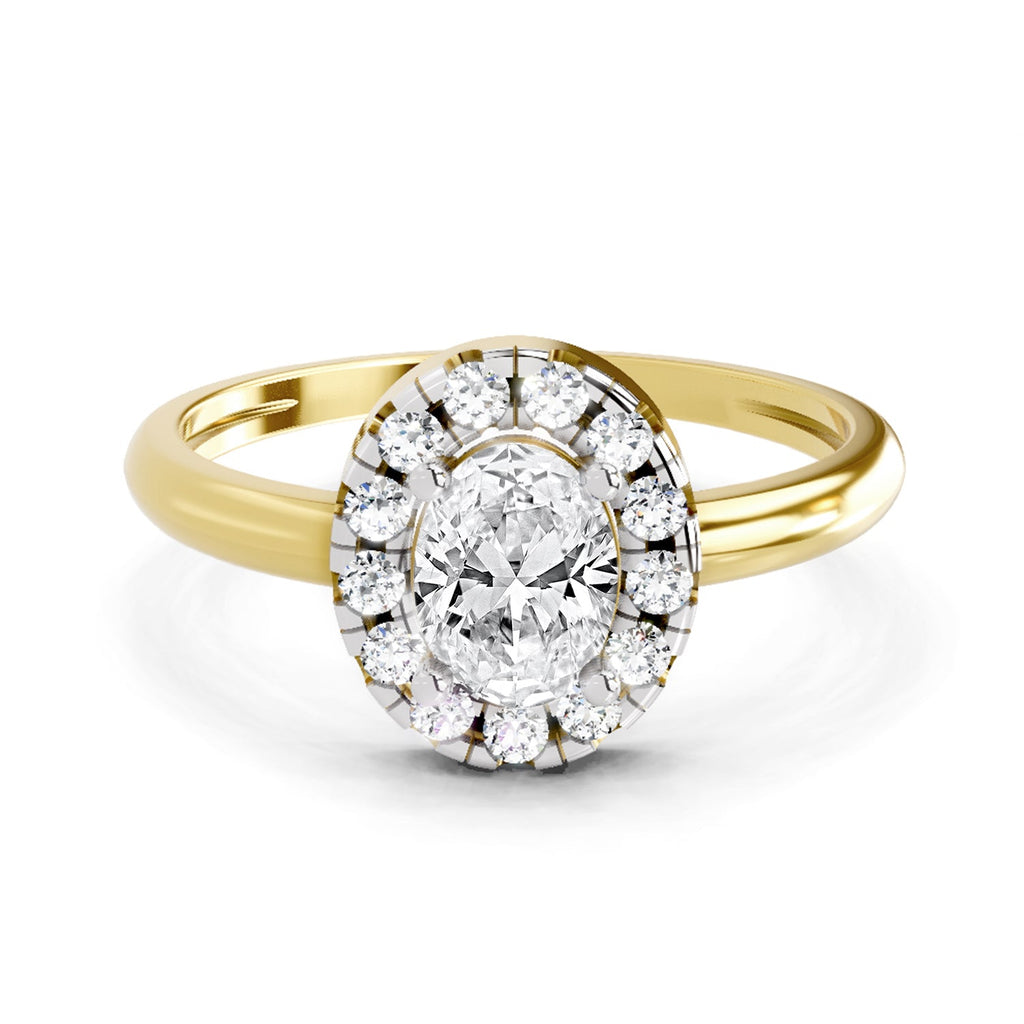 Opulent Oval Diamond Ring
