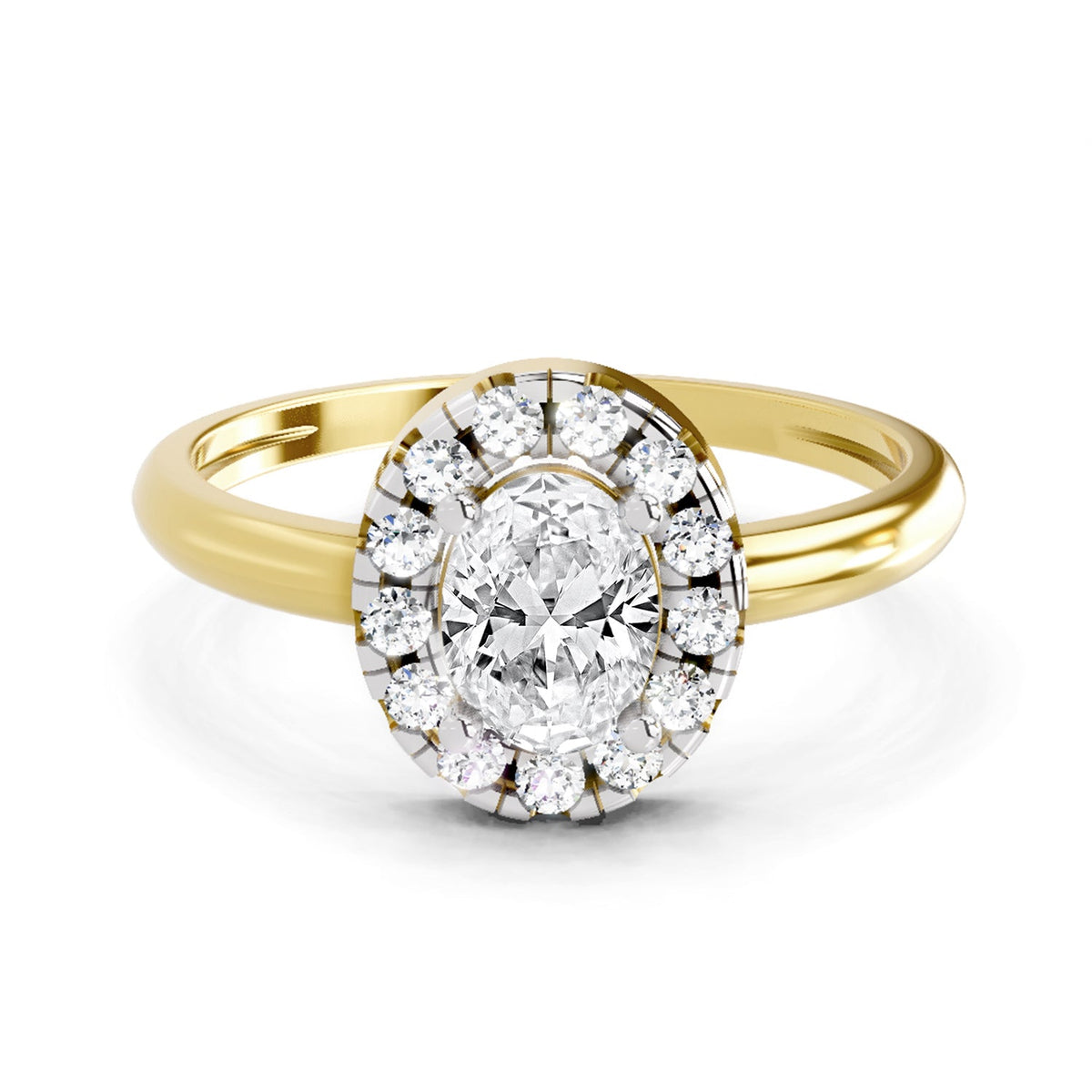 Opulent Oval Diamond Ring