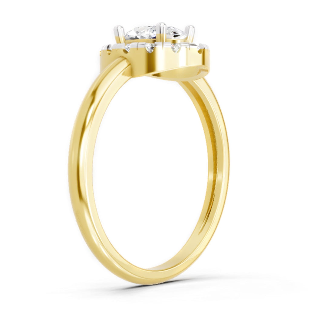 Opulent Oval Diamond Ring