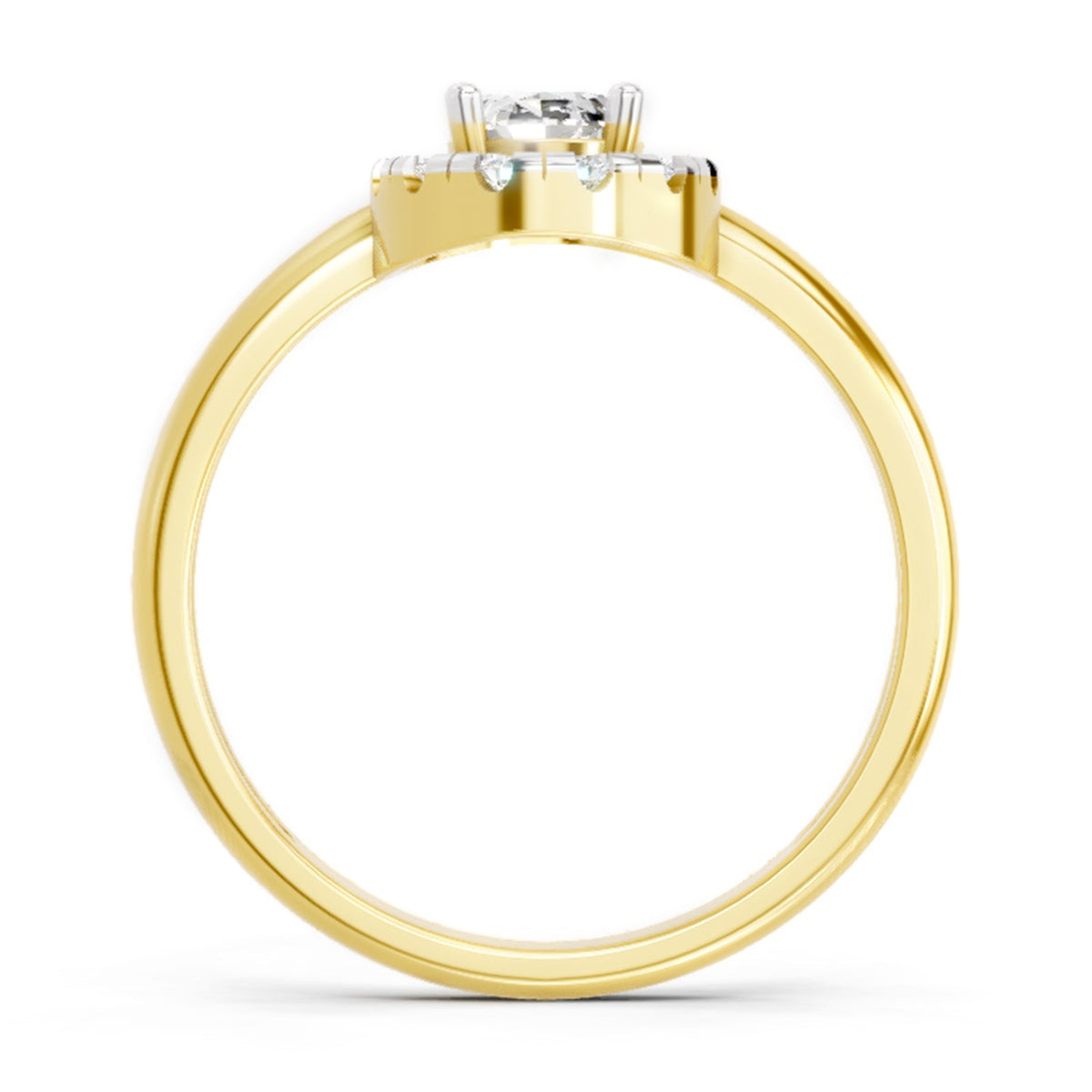 Opulent Oval Diamond Ring