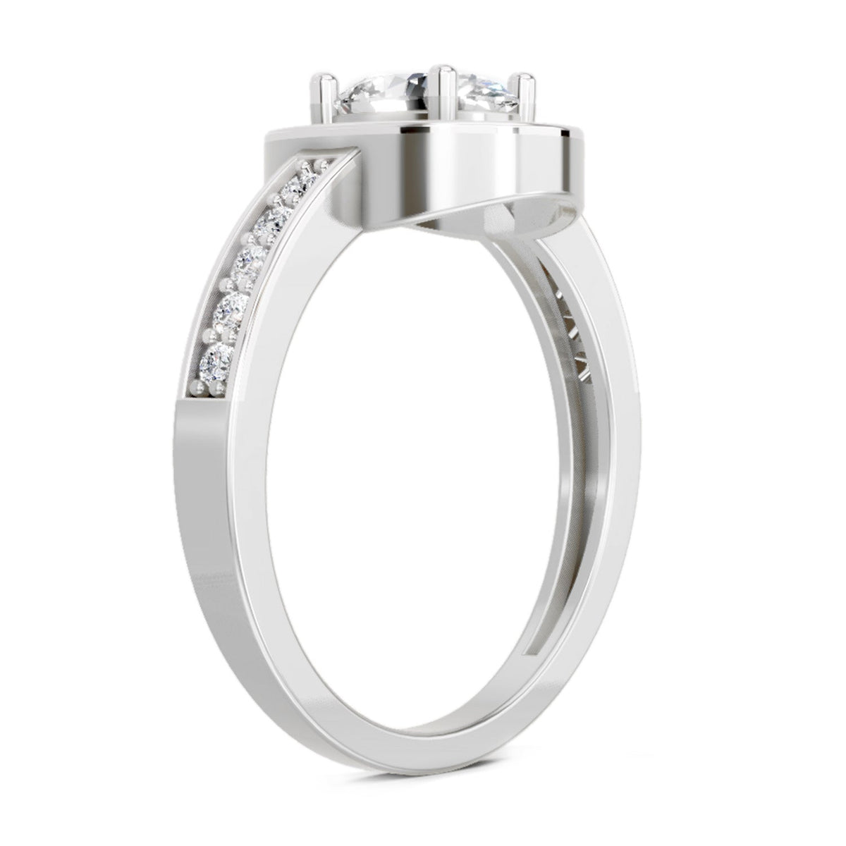 Majestic Oval Diamond Ring