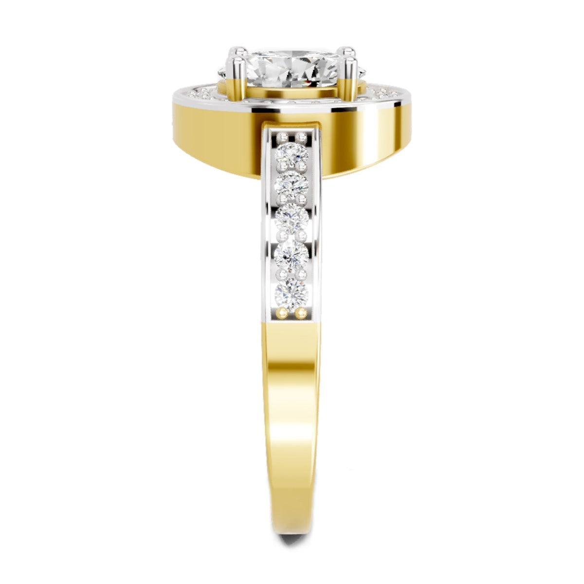 Majestic Oval Diamond Ring