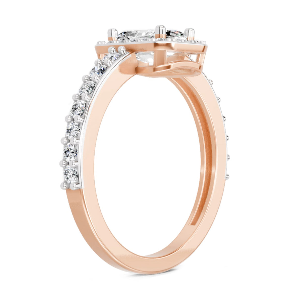 Luminous Square Diamond Ring