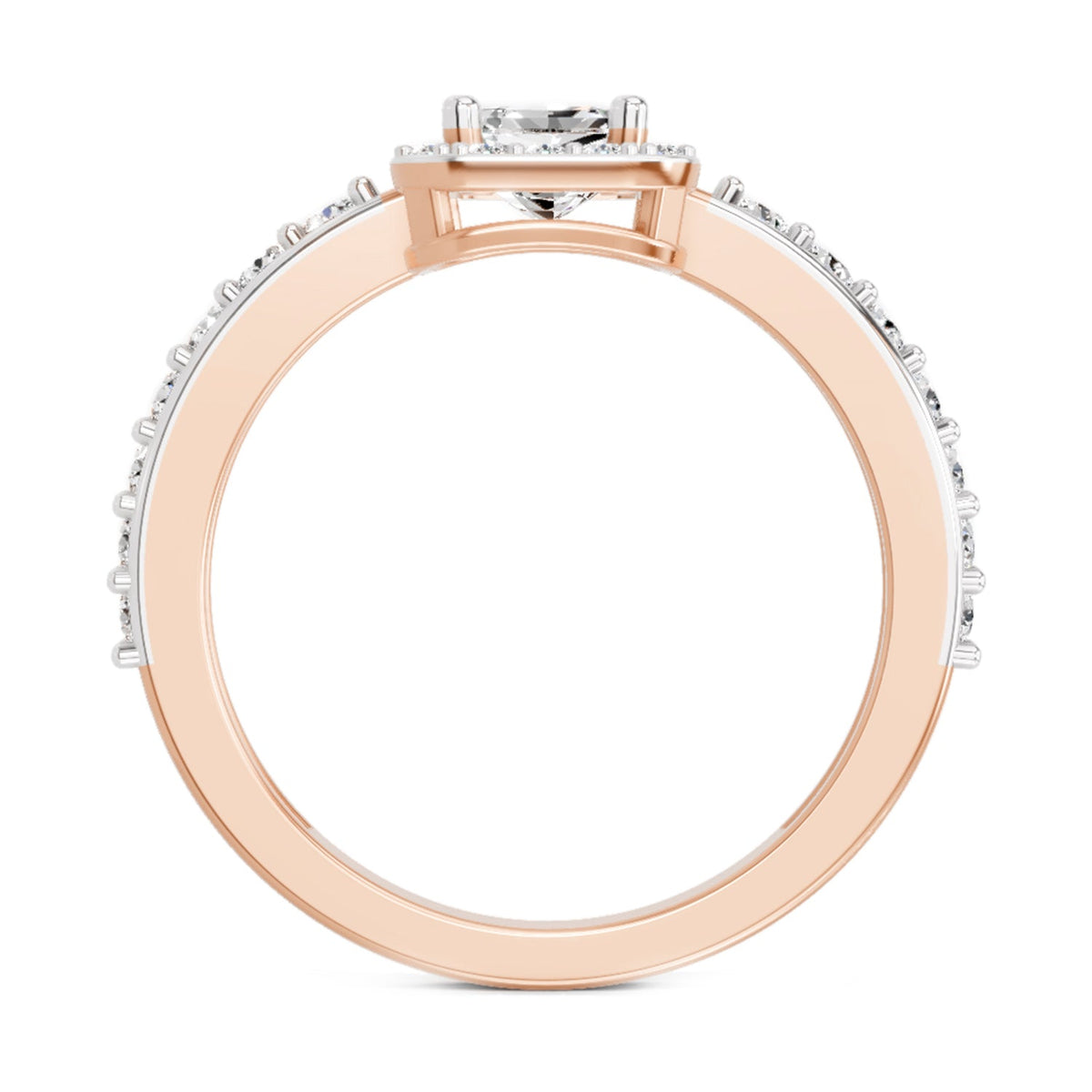 Luminous Square Diamond Ring