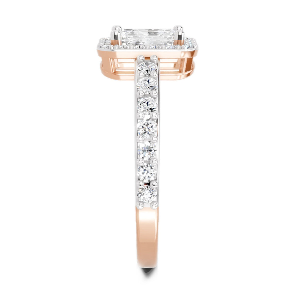Luminous Square Diamond Ring