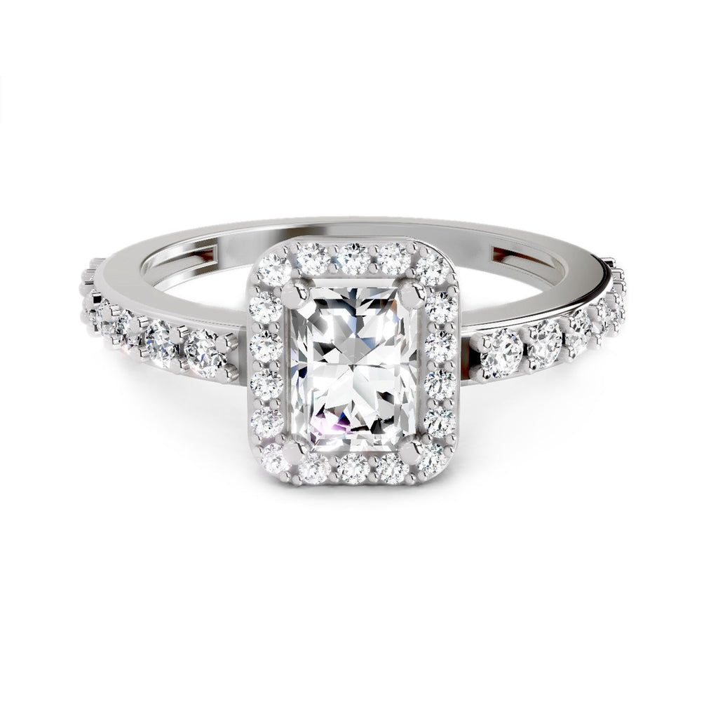 Luminous Square Diamond Ring