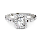 Luminous Square Diamond Ring