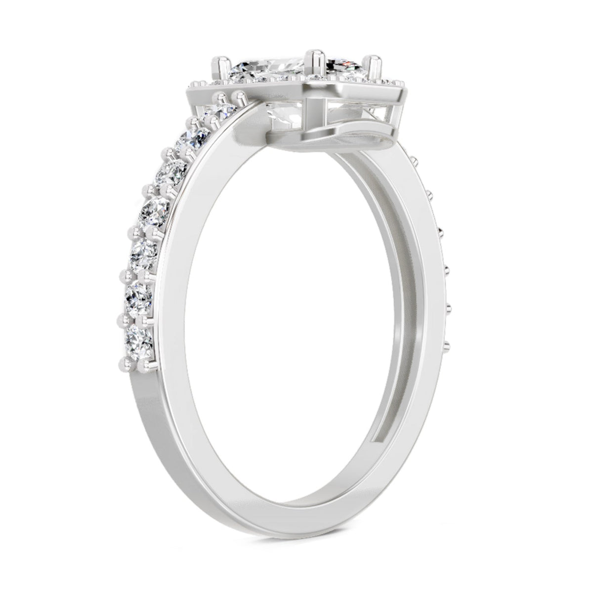 Luminous Square Diamond Ring