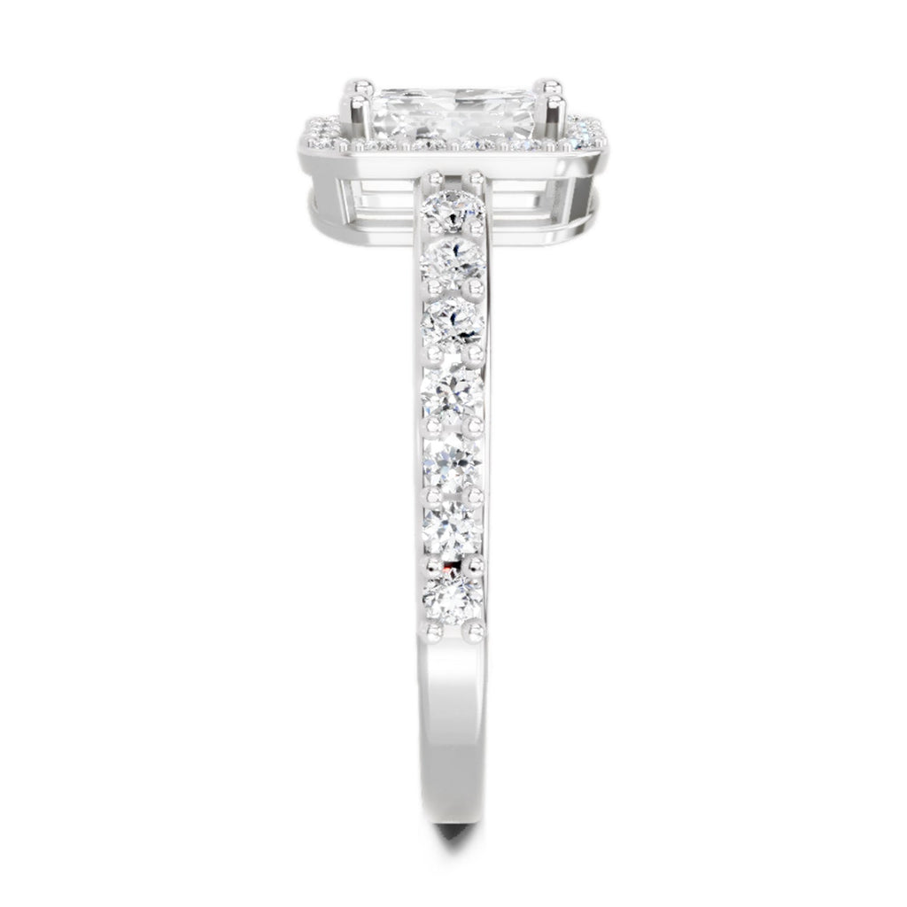 Luminous Square Diamond Ring