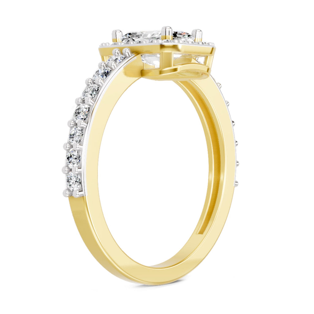 Luminous Square Diamond Ring