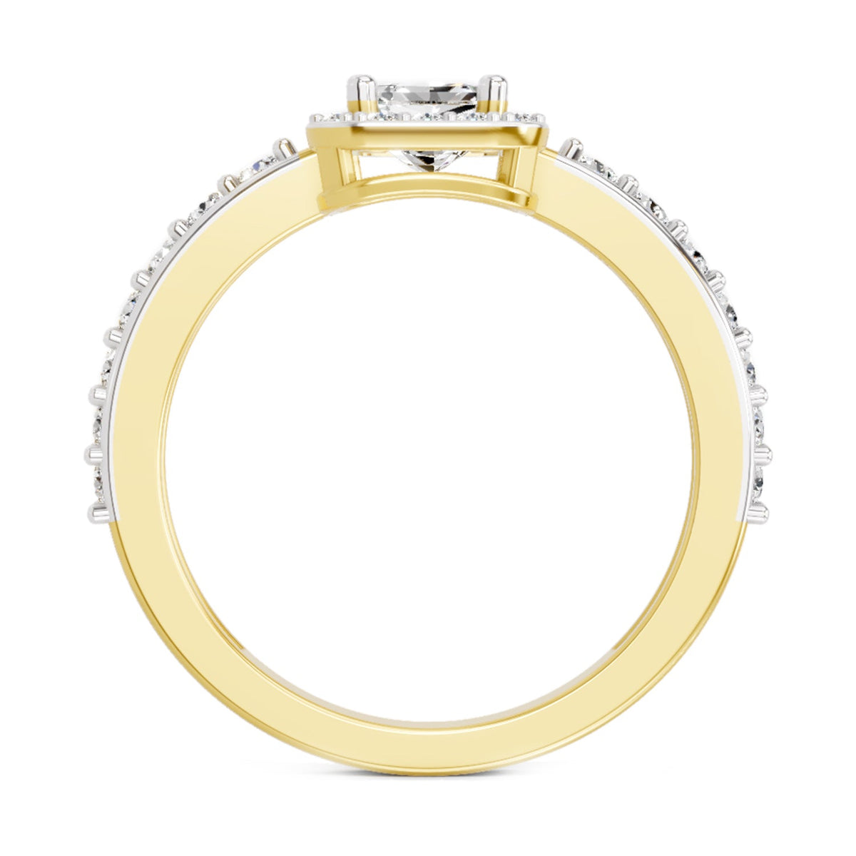 Luminous Square Diamond Ring