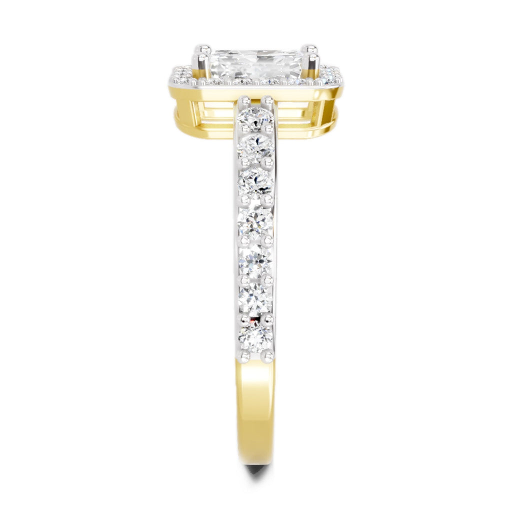 Luminous Square Diamond Ring