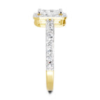 Luminous Square Diamond Ring