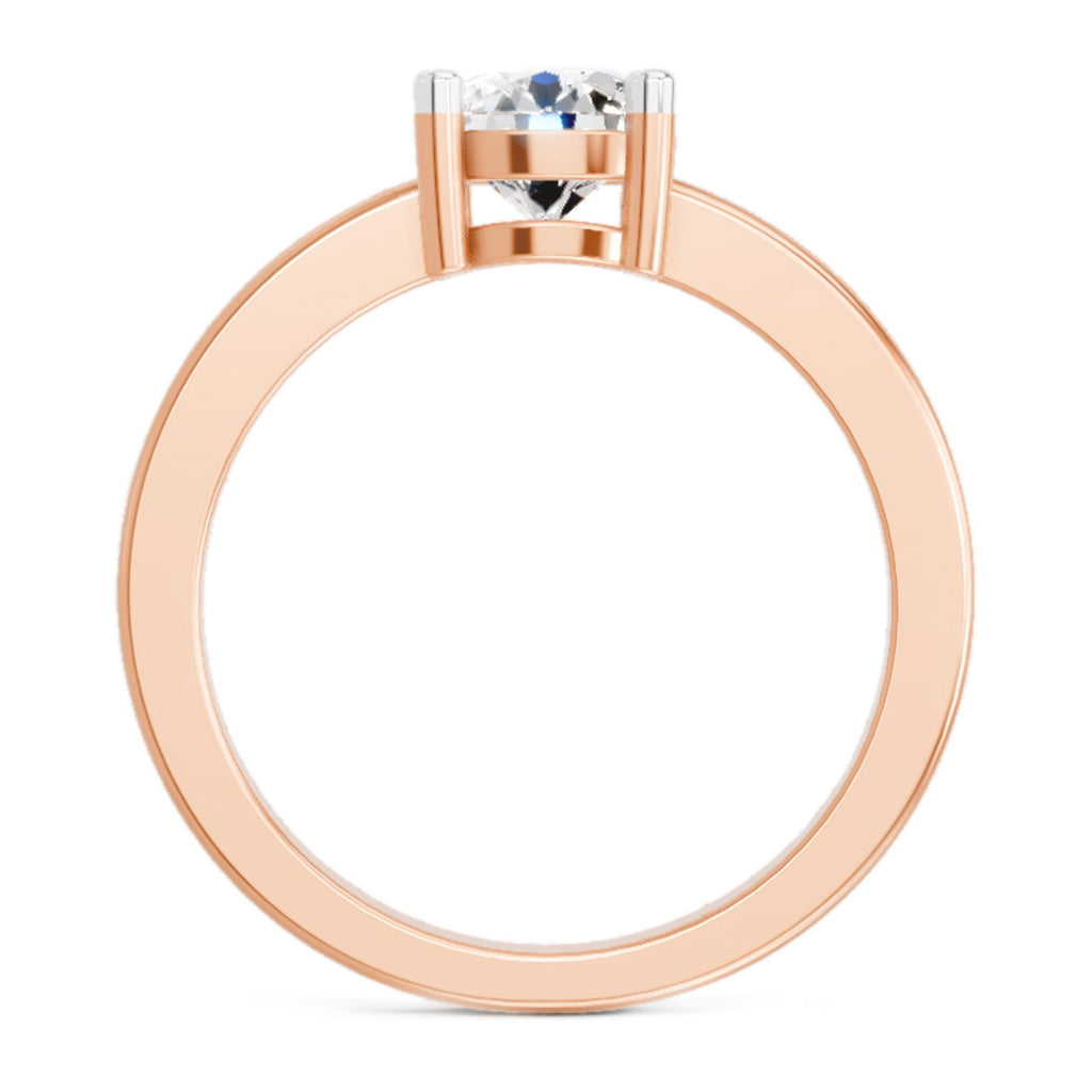 Regal Round Solitaire Diamond Ring