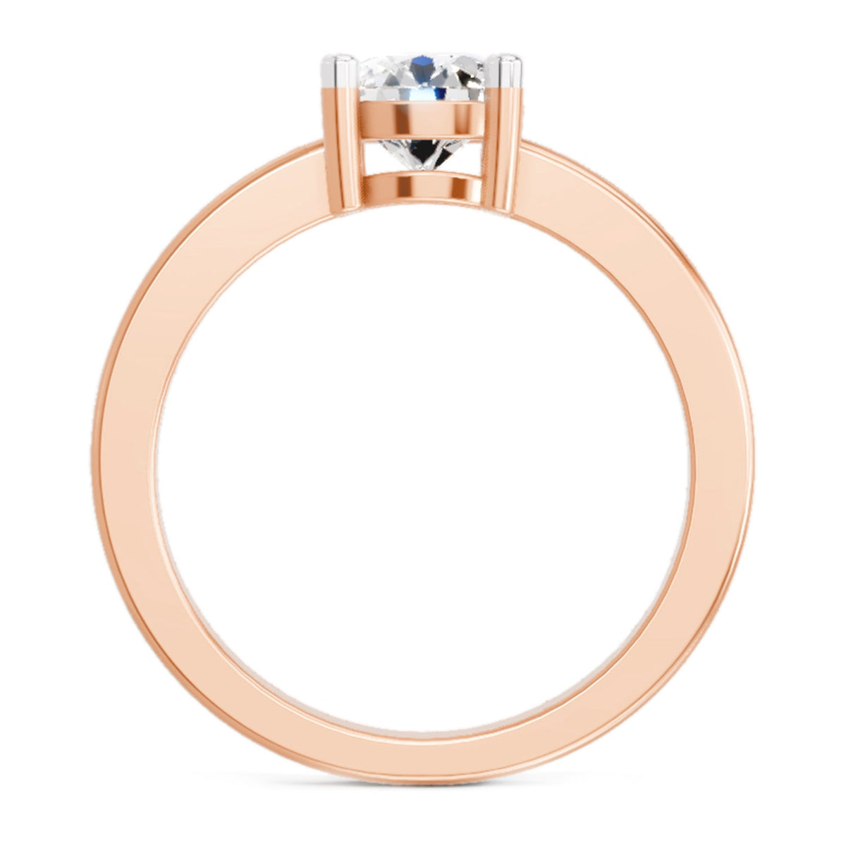 Regal Round Solitaire Diamond Ring