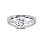Regal Round Solitaire Diamond Ring