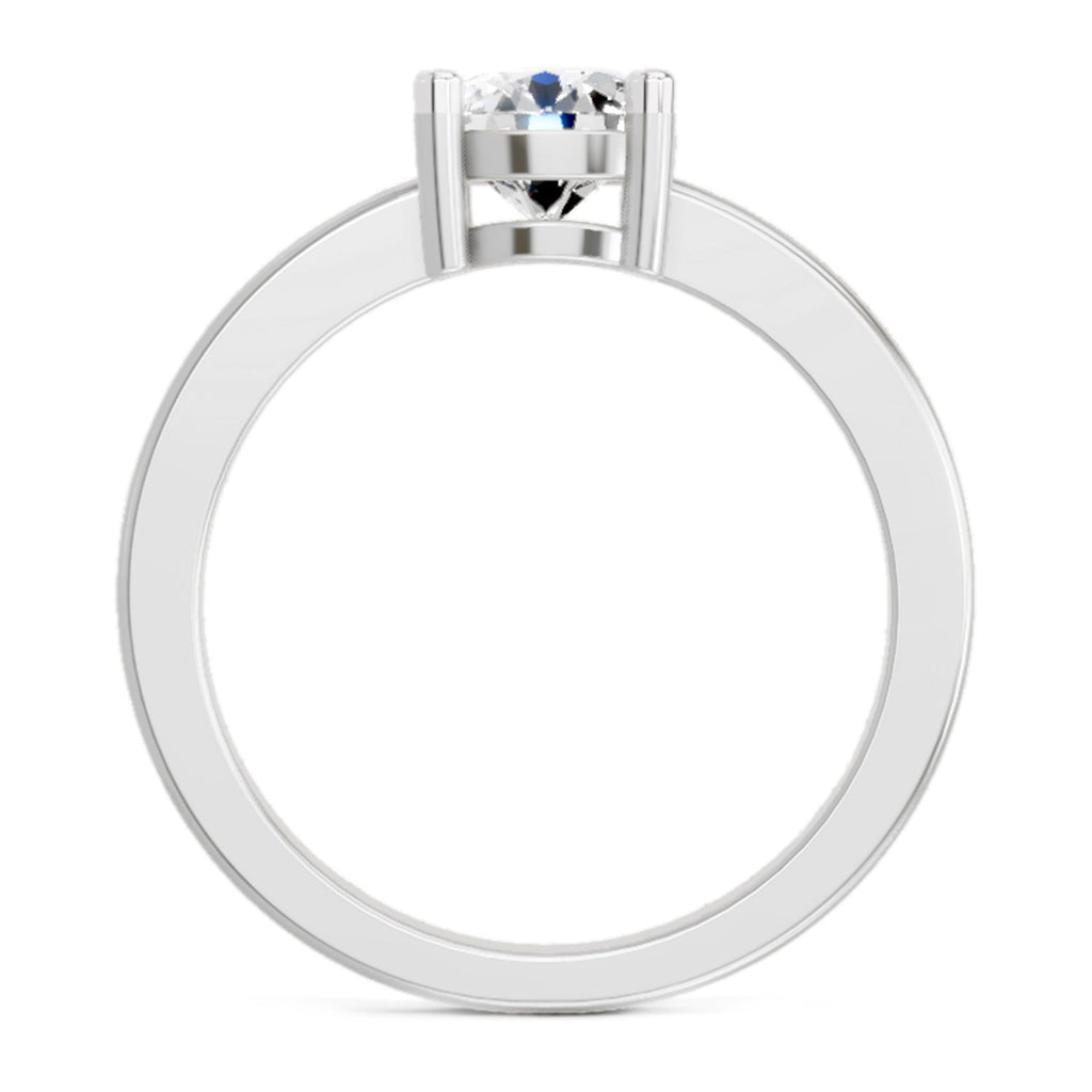 Regal Round Solitaire Diamond Ring