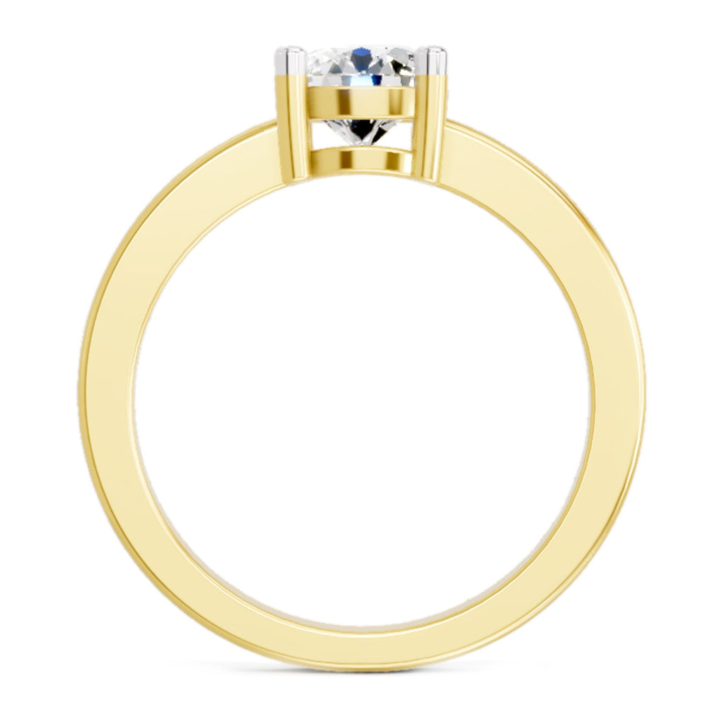 Regal Round Solitaire Diamond Ring