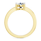 Regal Round Solitaire Diamond Ring