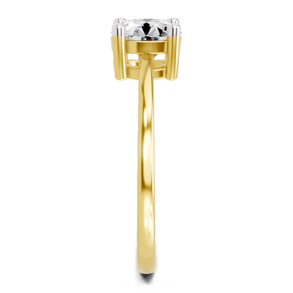 Regal Round Solitaire Diamond Ring