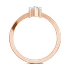Elegant Pear Diamond Ring