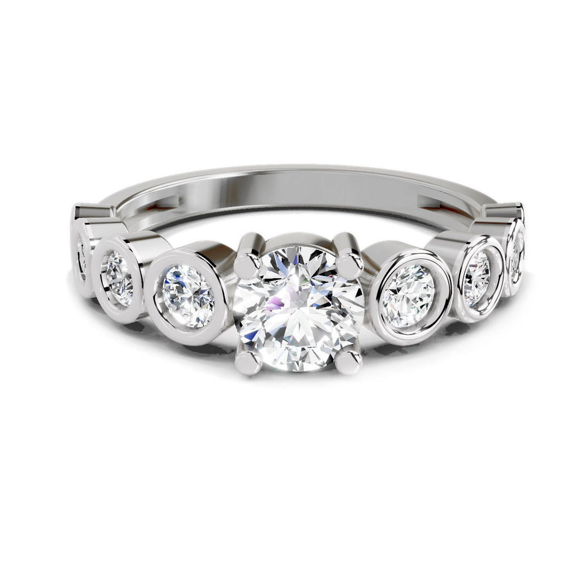 Ethereal Round Diamond Ring