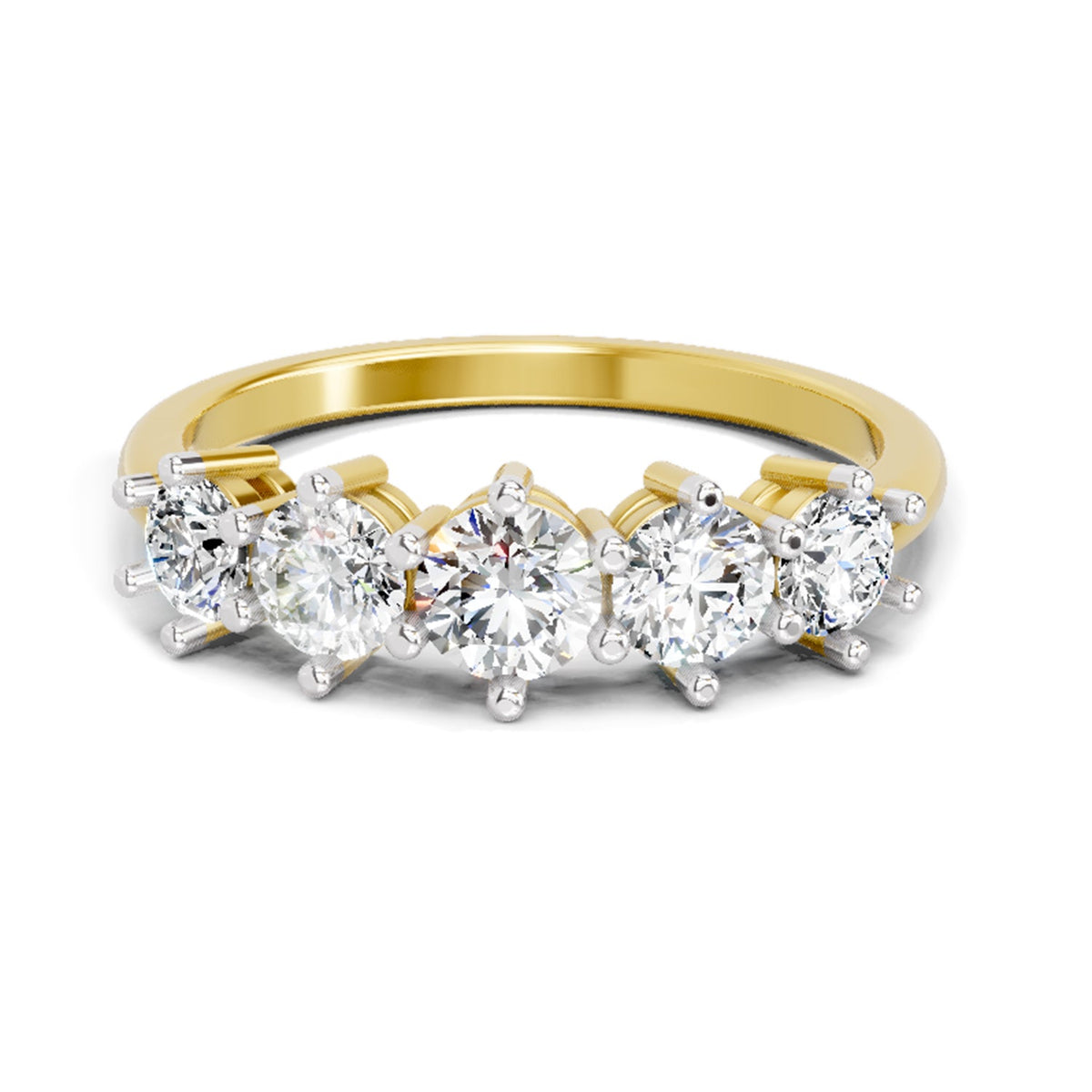 Celestial Round Diamond Ring